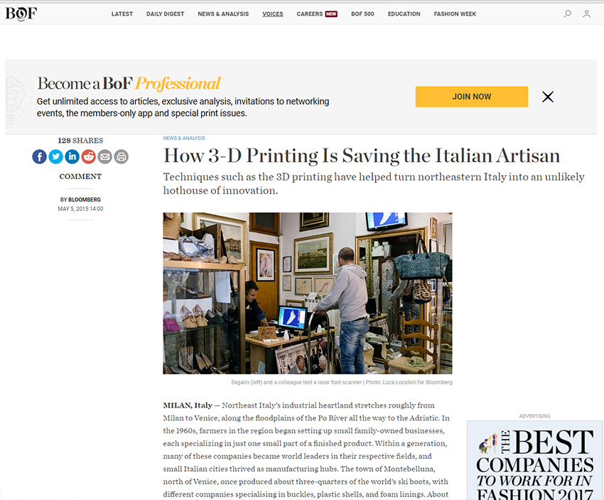 How 3-D Printing Is Saving the Italian Artisan Techniques such as the 3D printing have helped turn northeastern Italy into an unlikely hothouse of innovation.